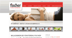 Desktop Screenshot of fensterbau-fischer.de